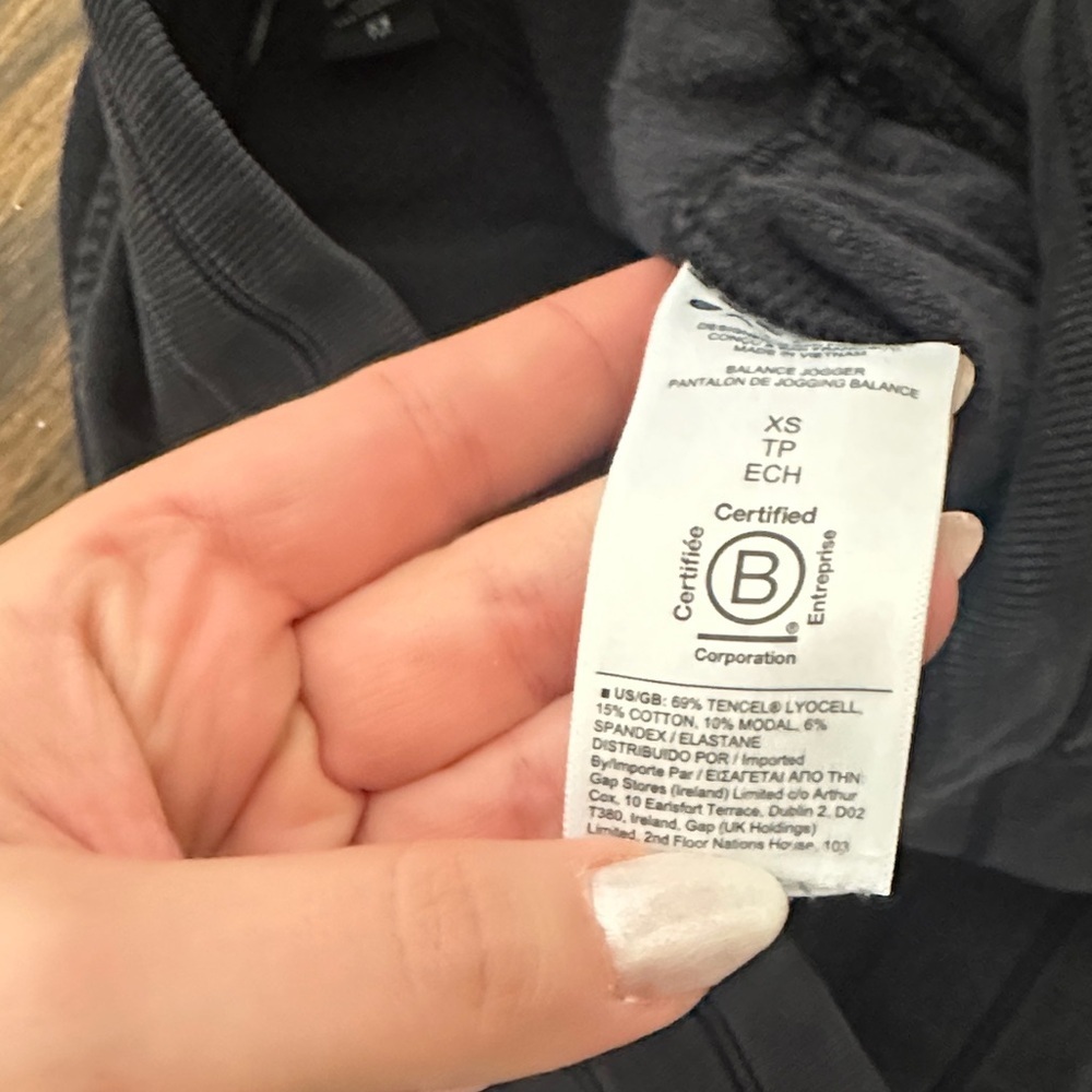 Athleta Black Joggers - Picture 3 of 4